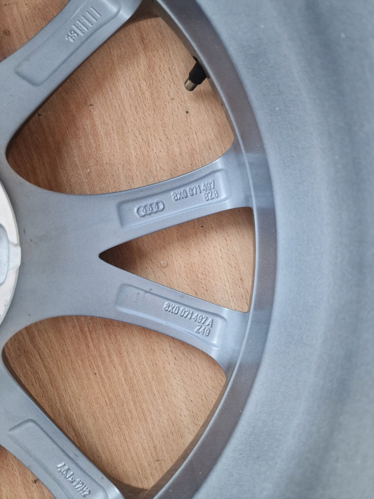 1x Alufelge 17 Zoll 7.5" 5x100 36ET Glanz Grau 8X0071497 Audi A1 Rim Wheel FEL6532209192ky