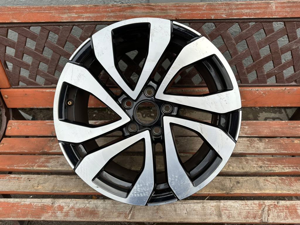 1x Alufelge 17 Zoll 7.0" 5x112 45ET Glanz Schwarz 2GA601025AF VW Troc Rim Wheel FEL5897592082zx