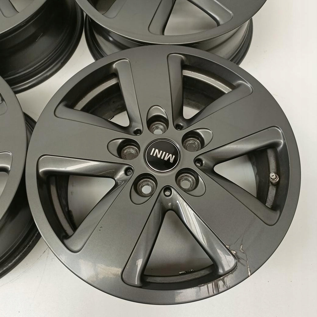 4x Alufelge 16 Zoll 6.5" 5x112 54ET Glanz Grau 6887935 Audi Mini I Rim Wheel FEL8175069259ac