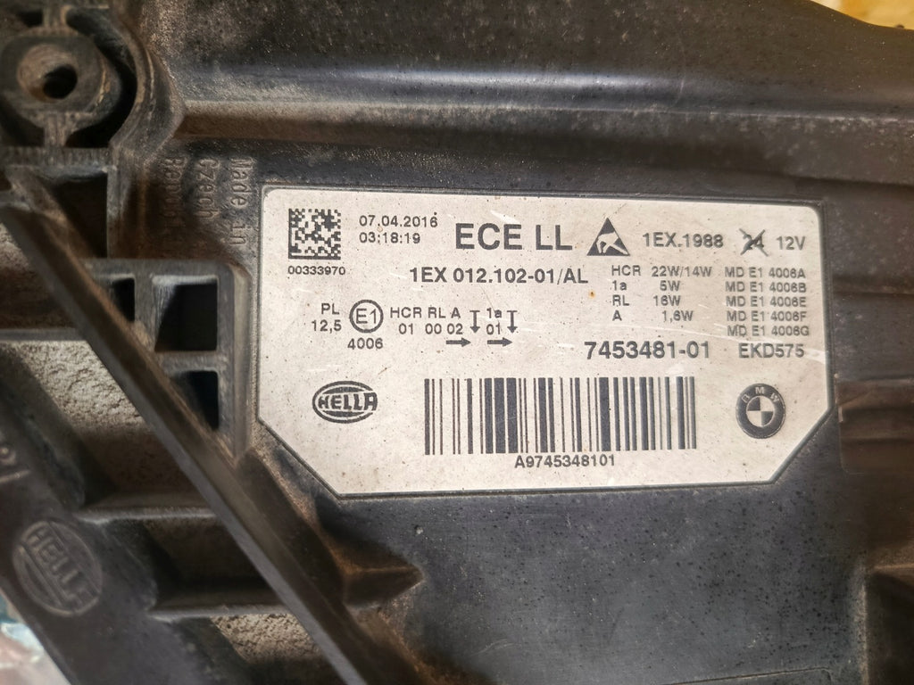 Frontscheinwerfer BMW F30 F31 1EX012102-01 Full LED Links Scheinwerfer Headlight SCH2841201533zi