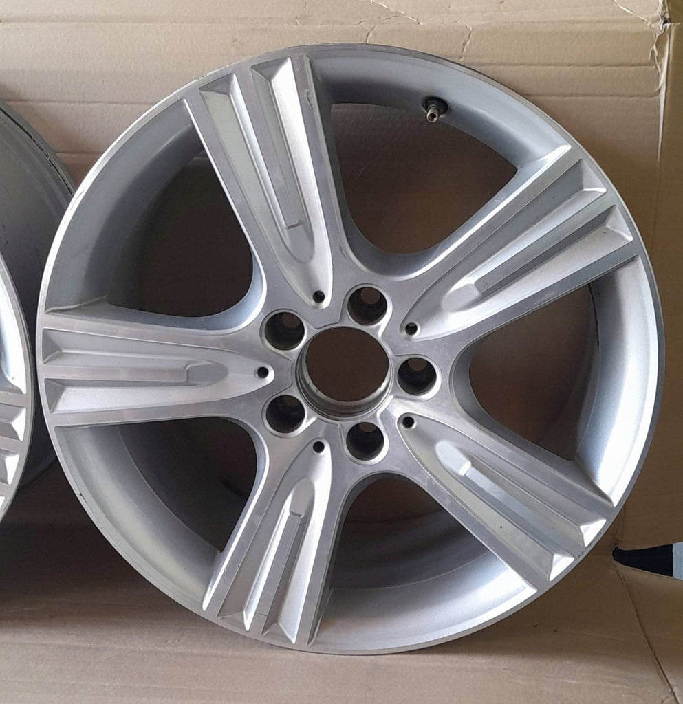 3x Alufelge 17 Zoll 8.5" 5x112 58ET Glanz Silber A2044016102 Mercedes-Benz W204 FEL2408203392in