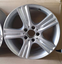 Load image into Gallery viewer, 3x Alufelge 17 Zoll 8.5" 5x112 58ET Glanz Silber A2044016102 Mercedes-Benz W204 FEL2408203392in