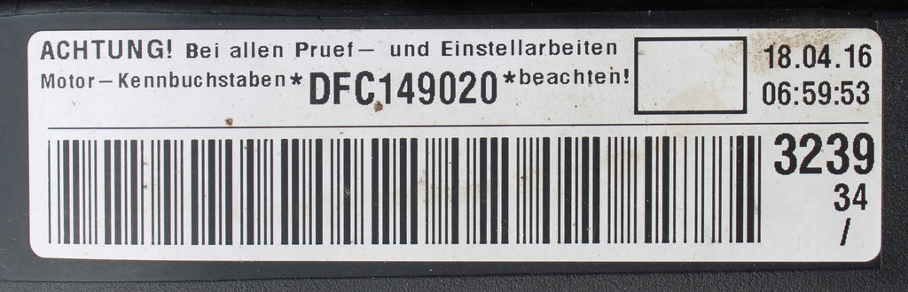 Motor Skoda VW DFCA 2.0 TDI 190PS 140kW 235TKm 2016 Diesel Engine Unkomplett