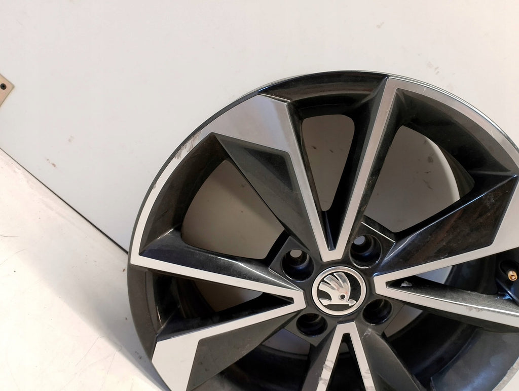 1x Alufelge 16 Zoll 6.0" 4x100 43ET 1ST601025 Skoda Citigo Rim Wheel