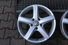 Laden Sie das Bild in den Galerie-Viewer, 4x Alufelge 16 Zoll 6.0" 5x112 48ET Glanz Silber 5G0601025CE VW Golf Vii FEL3465243100xx