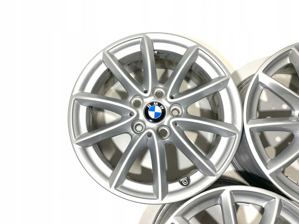 4x Alufelge 16 Zoll 7.0" 5x112 52ET Glanz Silber 6855080 BMW F45 F46 Rim Wheel FEL8672046800nv