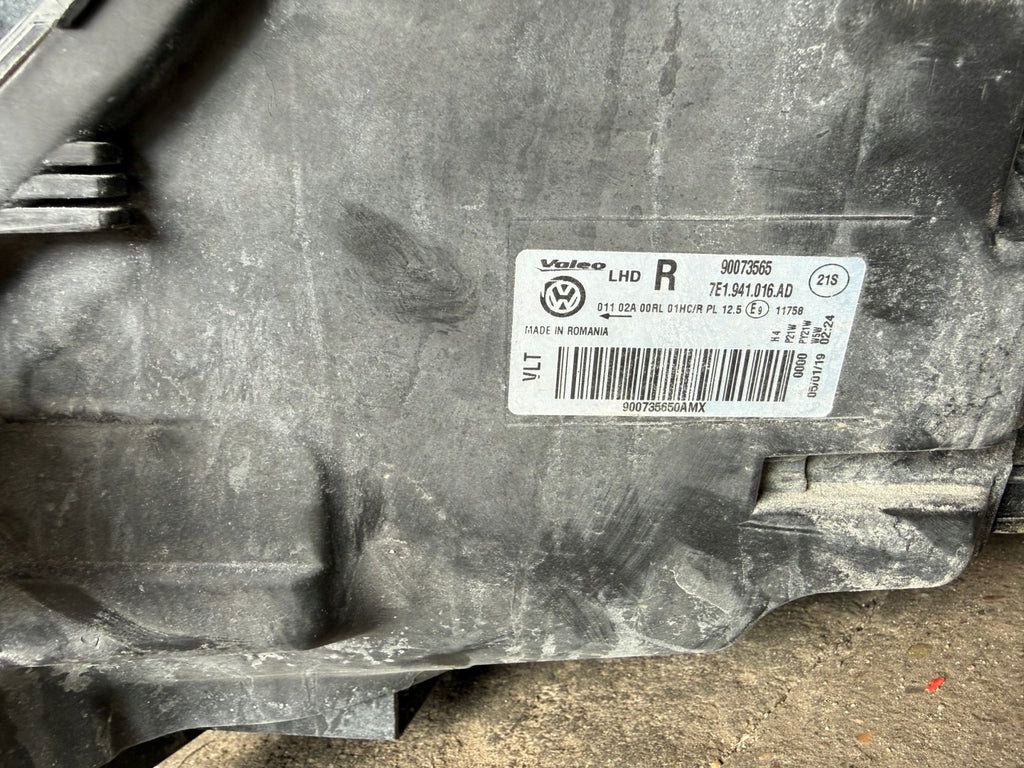 Frontscheinwerfer VW Transporter 7E1941016AD Rechts Scheinwerfer Headlight SCH1549536346mq
