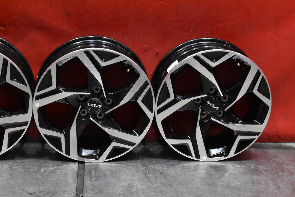 4x Alufelge 17 Zoll 7.0" 5x114.3 43 5ET Glanz Schwarz 52910-R2100 Kia Sportage FEL3686459019ap