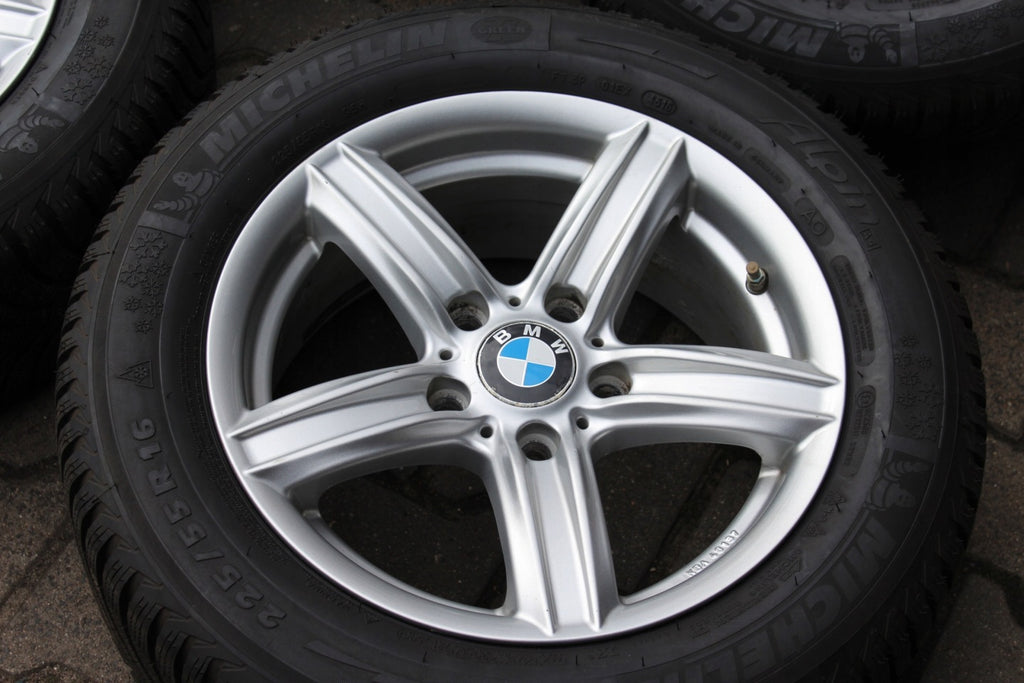 4x Alufelge 16 Zoll 7.0" 5x120 34ET Silber KBA48137 BMW 3 F30 E90 Rim Wheel FEL9822763080qk