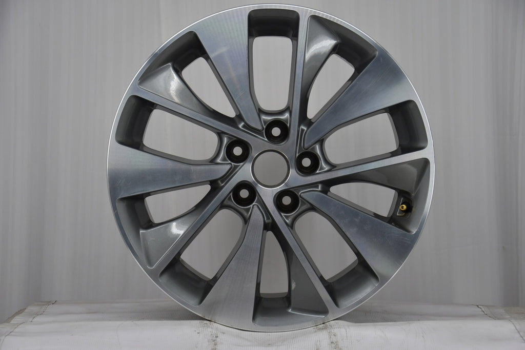 1x Alufelge 18 Zoll 7.5" 5x114.3 52 5ET Glanz Graphit 52910-D6310 Kia Optima Mg FEL6086040892wg