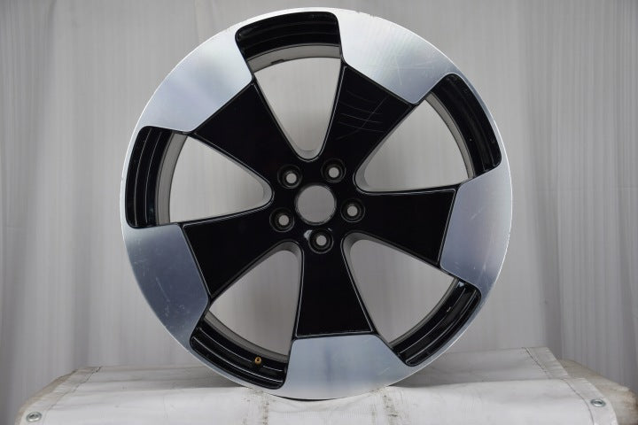 1x Alufelge 21 Zoll 10.0" 5x112 58ET Glanz Schwarz 1T3601025S VW Rim Wheel FEL8216456774gg