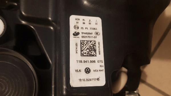 Frontscheinwerfer VW Id.4 11B941006 LED Rechts Scheinwerfer Headlight SCH7007605065hw