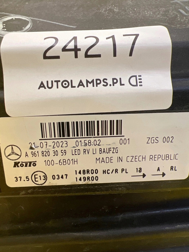 Frontscheinwerfer Mercedes-Benz A9618203059 LED Links Scheinwerfer Headlight SCH1058645762ep