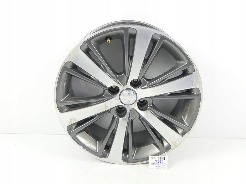1x Alufelge 17 Zoll 7.0" 4x108 20ET Glanz Graphit 9801532277 Mg 208 I Rim Wheel FEL7203671067mf