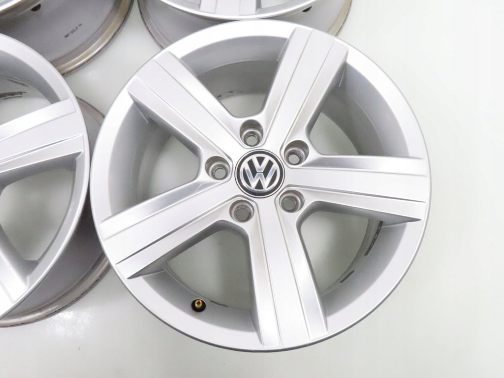 4x Alufelge 16 Zoll 6.5" 5x112 46ET Silber 5G0601025N VW Golf VIII I Rim Wheel FEL5254340696je
