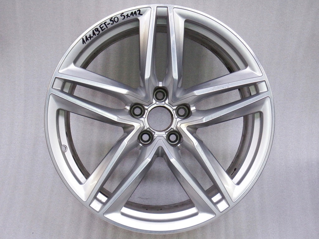 1x Alufelge 19 Zoll 11.0" 5x112 50ET Glanz Silber 420601025BE Audi R8 Rim Wheel FEL9907000936ll
