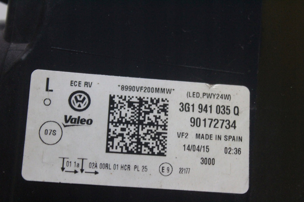 Frontscheinwerfer VW Passat B8 3G1941035Q Full LED Links Scheinwerfer Headlight SCH5746382280dz
