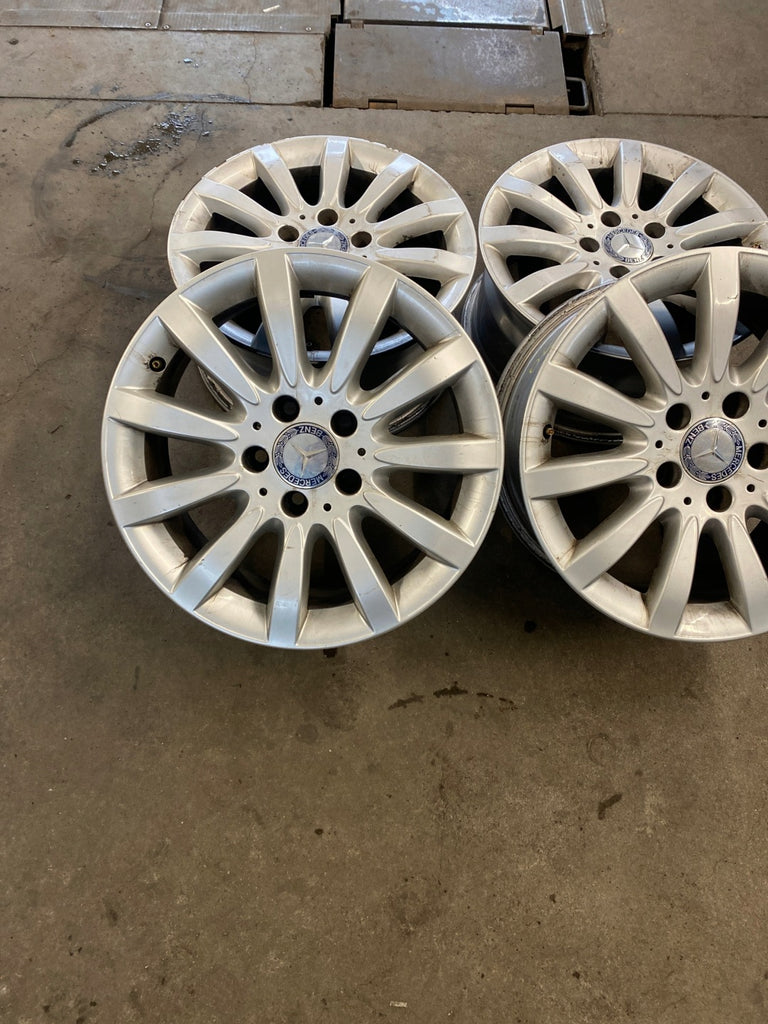 4x Alufelge 16 Zoll 7.5" 5x112 42ET Glanz Silber A2114015702 Mercedes-Benz W211 FEL7925850317nw