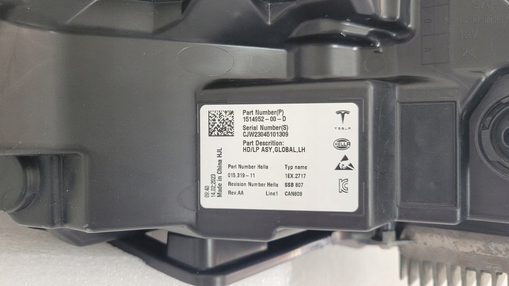 Frontscheinwerfer Tesla Model 3 1514952-00-D Links Scheinwerfer Headlight