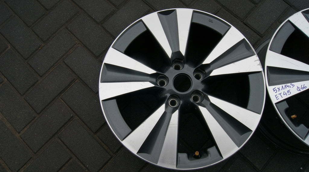 1x Alufelge 17 Zoll 6.5" 5x114.3 50701 Infiniti Qx30 Leaf Juke Rim Wheel