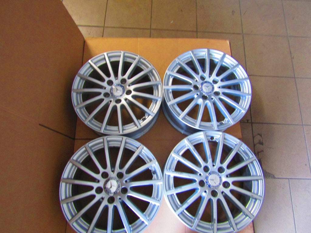 1x Alufelge 16 Zoll 6.5" 5x112 38ET Matt Silber A2054012502 Mercedes-Benz