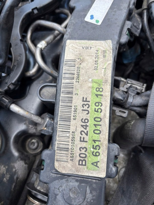 Motor Mercedes-Benz W176 W246 651901 1.8 CDI Diesel Engine Unkomplett MOT6038815699sj