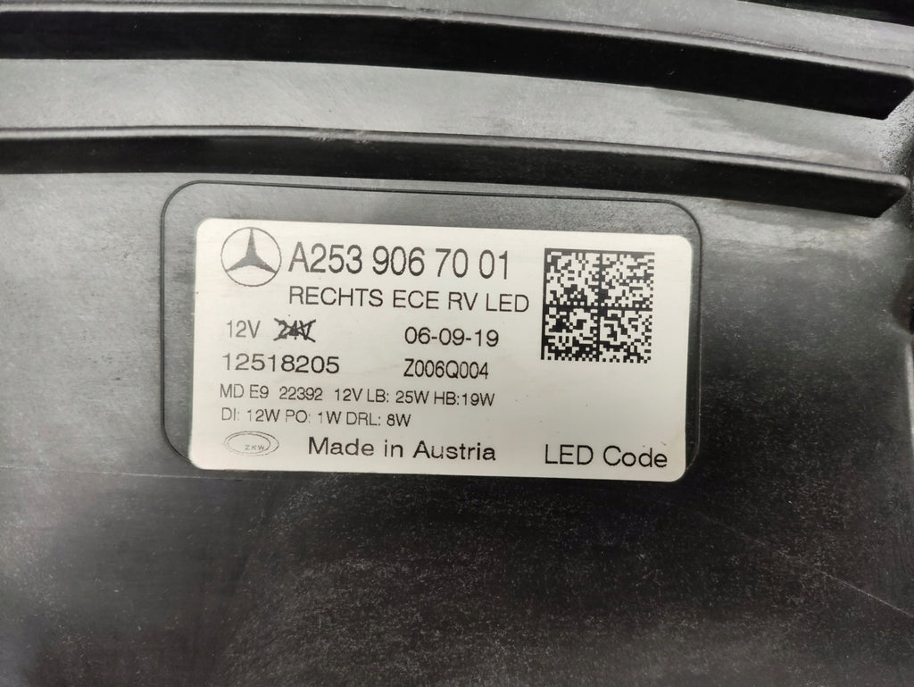 Frontscheinwerfer Mercedes-Benz Glc A2539067001 Rechts Scheinwerfer Headlight SCH6199902183lv