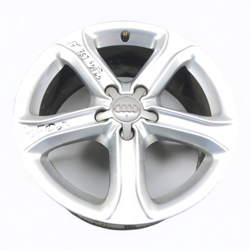 1x Alufelge 17 Zoll 7.5" 5x112 45ET Glanz Silber 8K0601025CE Audi Rim Wheel