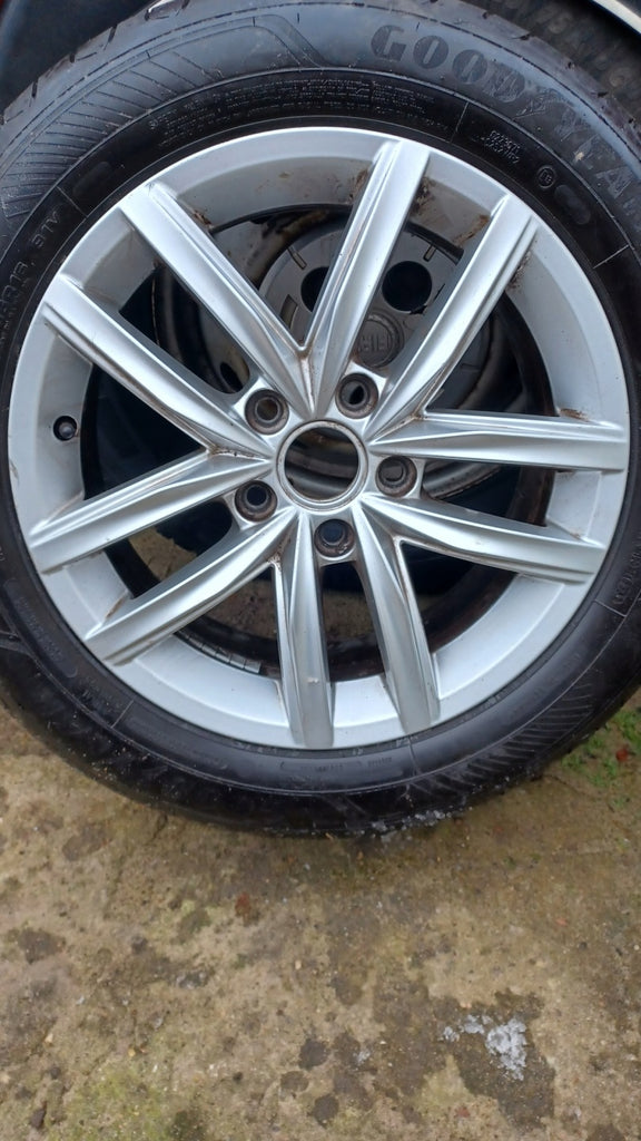 1x Alufelge 16 Zoll 6.5" 5x112 46ET 5G0601025CS- VW Golf VII I Rim Wheel FEL9834331278zv