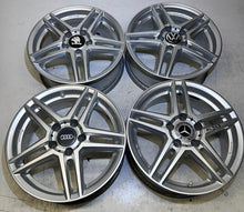 Load image into Gallery viewer, 4x Alufelge 16 Zoll 6.5" 5x112 38ET Glanz Silber KBA52323 Rim Wheel FEL6269339980bc
