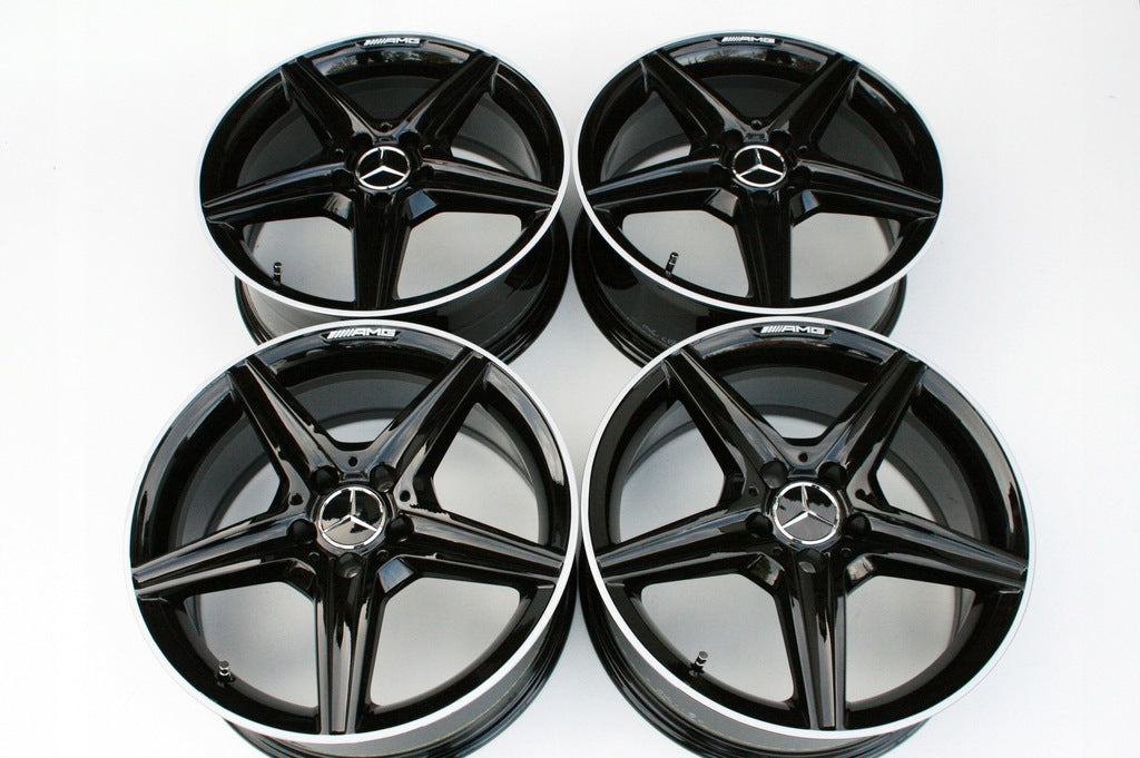 4x Alufelge 18 Zoll 7.5" 5x112 44ET Glanz Schwarz A2054011100 Mercedes-Benz Vito FEL5189667293ou
