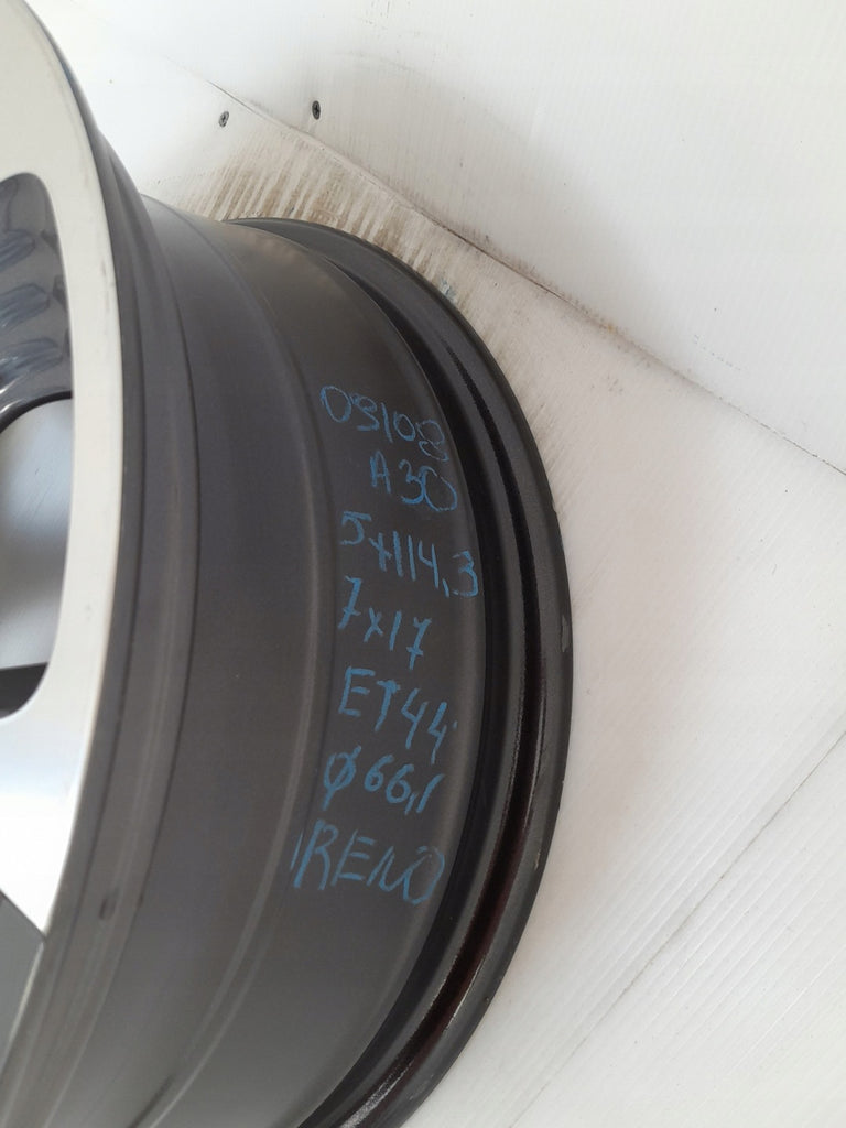 1x Alufelge 17 Zoll 7.0" 5x114.3 44ET Glanz Graphit 403009897R Mg Rim Wheel