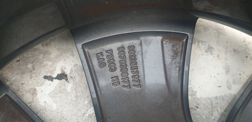 1x Alufelge 16 Zoll 6.5" 4x108 20ET Glanz Graphit 9813557977, 9678398177 Mg 2008 FEL7132574529or