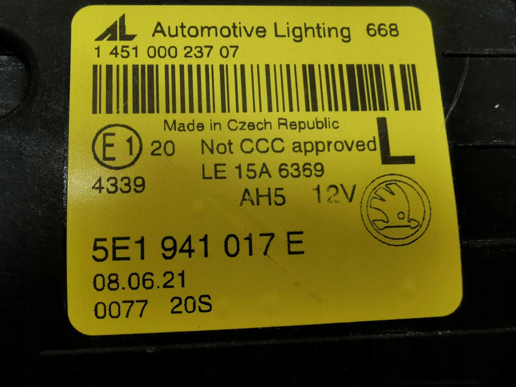 Frontscheinwerfer Skoda Octavia I 5E1941017E LED Links Scheinwerfer Headlight SCH5769754710yz