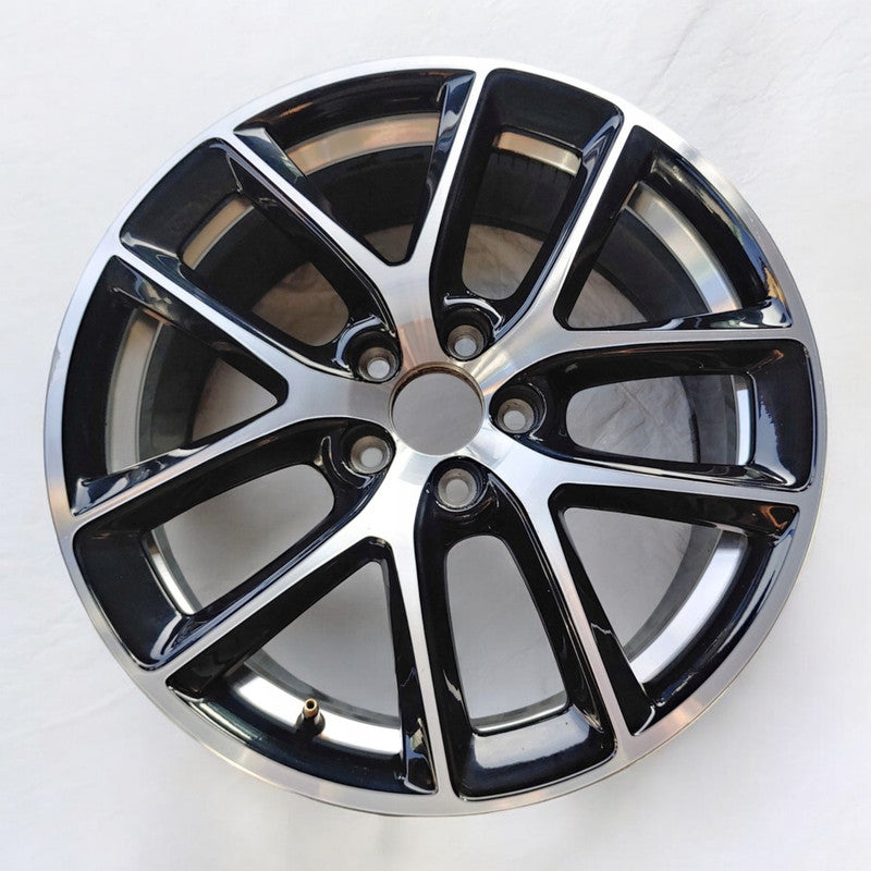 1x Alufelge 18 Zoll 8.0" 5x108 55ET Glanz Schwarz 31373337 Volvo S60 S80 V60 V70