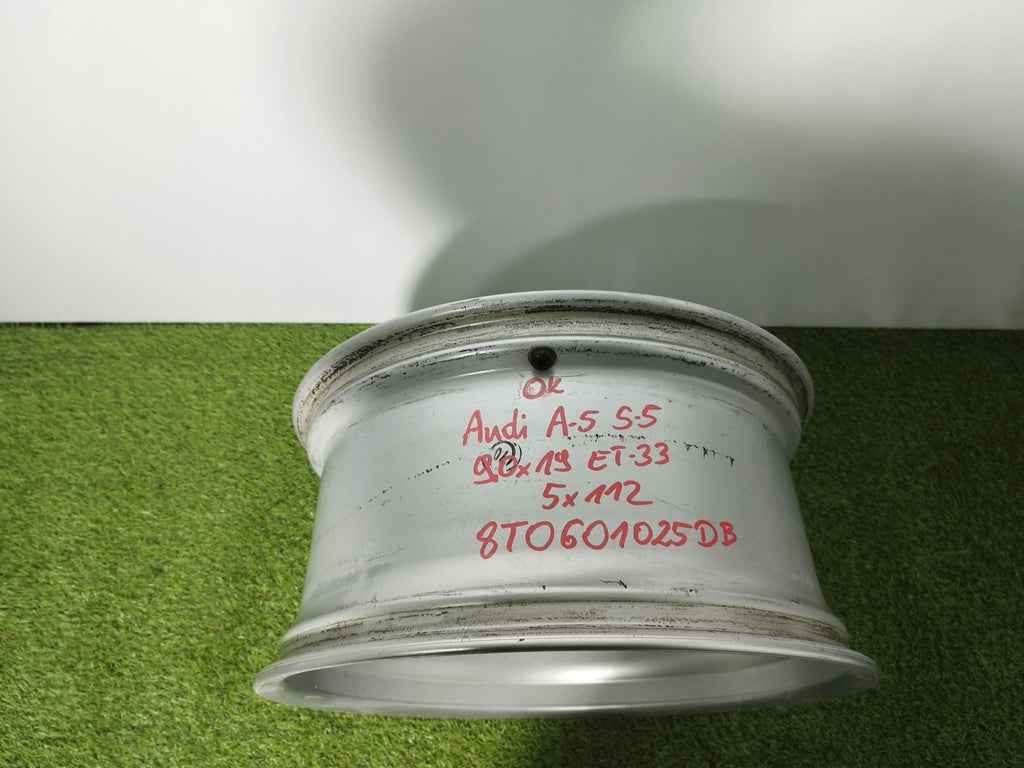1x Alufelge 19 Zoll 9.0" 5x112 33ET 8T0601025DB Audi A5 Rim Wheel FEL3906983869fq