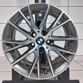 1x Alufelge 17 Zoll 47ET Glanz Grau 7849122 BMW 1 F40 Rim Wheel FEL5464926038rr