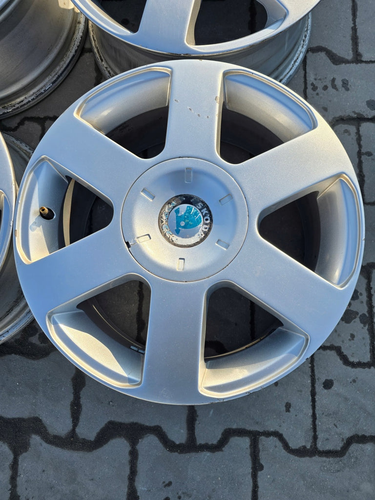 4x Alufelge 16 Zoll 6.5" 5x112 50ET Silber 170601025B Skoda Rim Wheel FEL5576619853zt