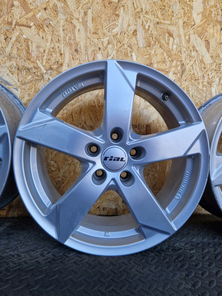 4x Alufelge 17 Zoll 7.0" 5x112 39ET Glanz Silber KBA50787 Rim Wheel FEL4321672747rq