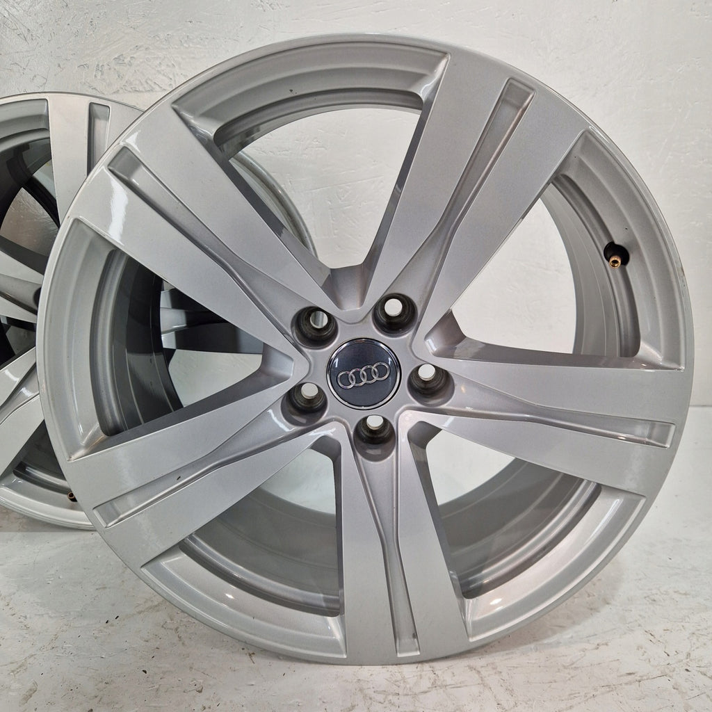 4x Alufelge 18 Zoll 8.0" 5x112 25ET Glanz Silber 4M0601025A Audi Rim Wheel FEL7688644495oi