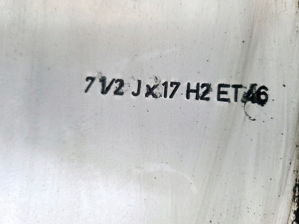 1x Alufelge 17 Zoll 7.5" 5x112 46ET Glanz Silber A2204011202 Mercedes-Benz W220