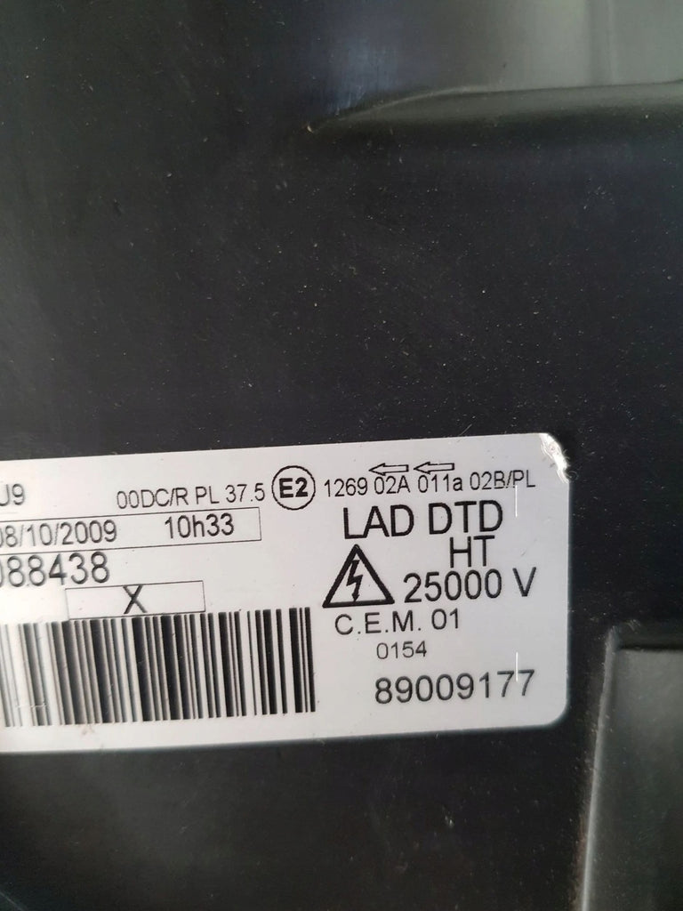 Frontscheinwerfer Citroën C8 89009177 Rechts Scheinwerfer Headlight