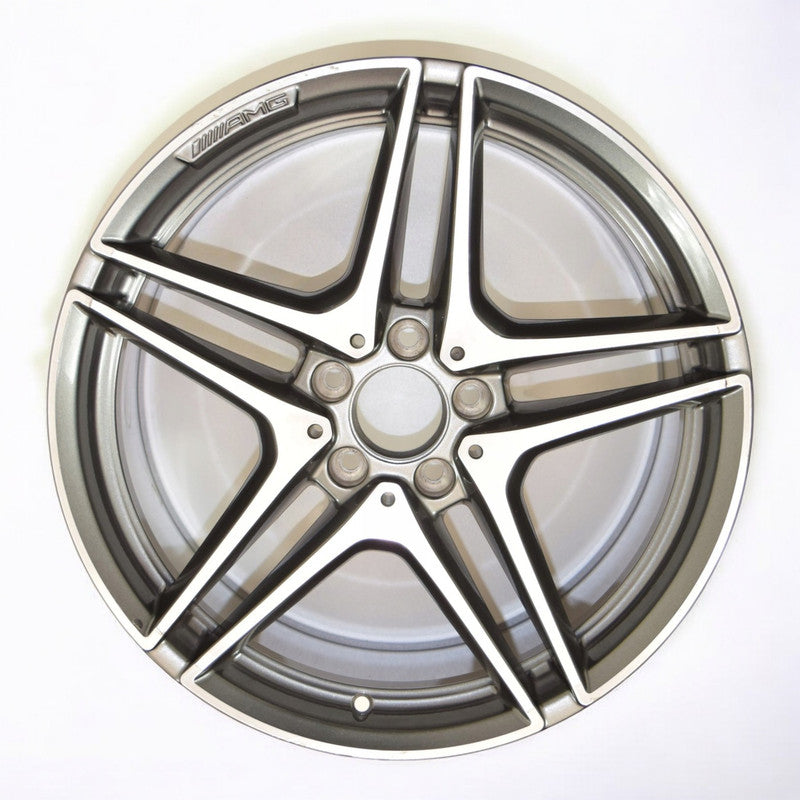 1x Alufelge 19 Zoll 8.5" 5x112 54ET Silber A2054013600 Mercedes-Benz W205