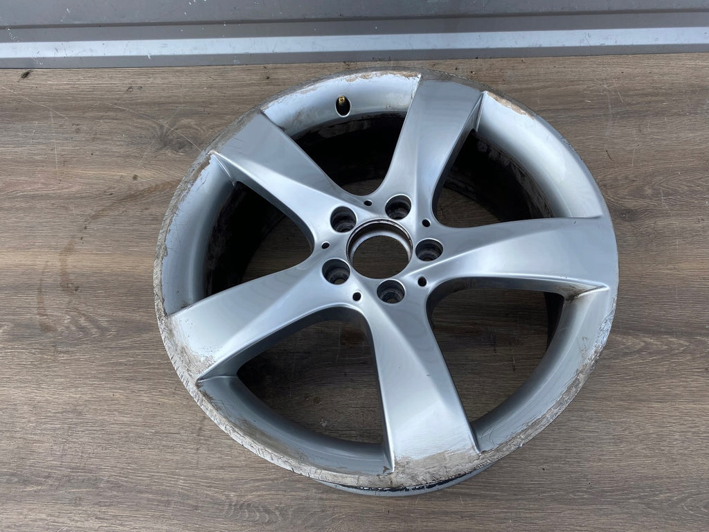 1x Alufelge 18 Zoll 8.0" 5x112 50ET Glanz Silber A2044018302 Mercedes-Benz