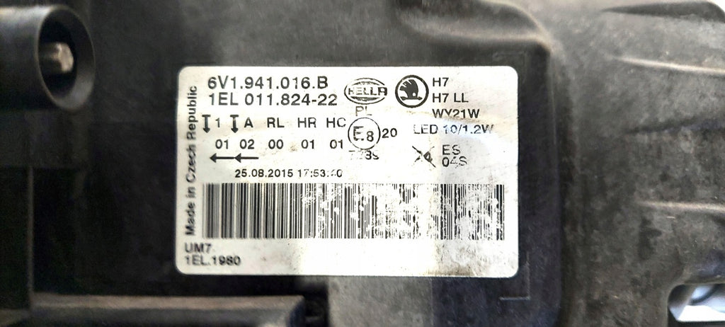 Frontscheinwerfer Skoda Fabia III 6V1941016B LED Rechts Scheinwerfer Headlight SCH5931052690bs
