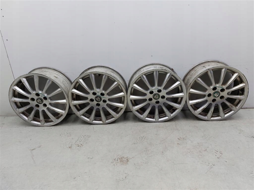 4x Alufelge 17 Zoll 7.0" 5x108 Matt Silber 4X431007AA Jaguar X-Type Rim Wheel FEL2235309947nu