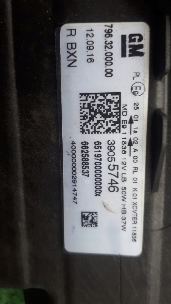 Frontscheinwerfer Opel Astra 39055746 Full LED Rechts Scheinwerfer Headlight SCH2594174743cv