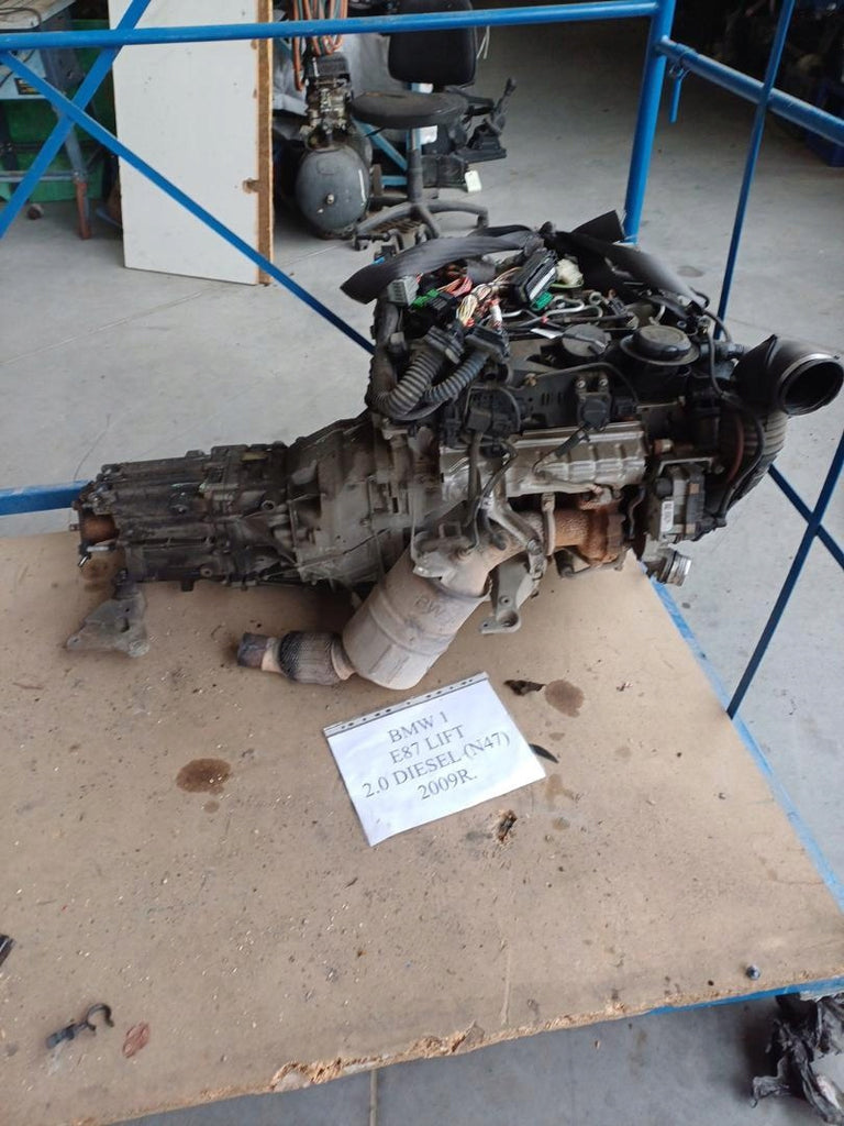 Motor BMW 1 E87 N47 2.0 2009 Diesel Engine Unkomplett
