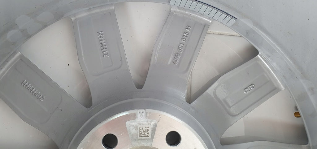 1x Alufelge 19 Zoll 8.5" 5x112 30ET Glanz Graphit 4K0601025 Audi A6 Mg Rim Wheel FEL7167938259td