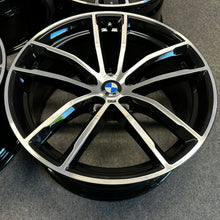Laden Sie das Bild in den Galerie-Viewer, 4x Alufelge 18 Zoll 8.0" 5x112 30ET Glanz Schwarz 8093915 BMW 5 G31 G30 FEL2841540142gd